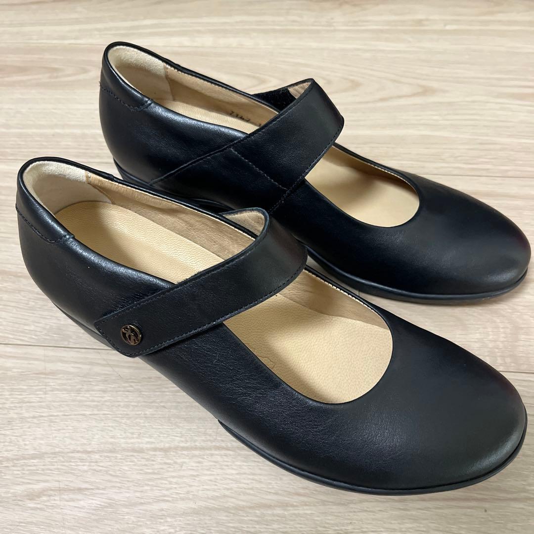 新品未使用！HARTJES ハーティエス 本革ストラップコンフォートパンプス24