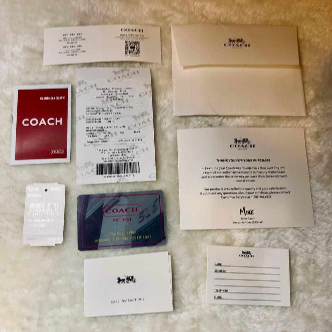 【新品未使用】COACH(コーチ) ベンチュラー ボストン バッグ ブラック