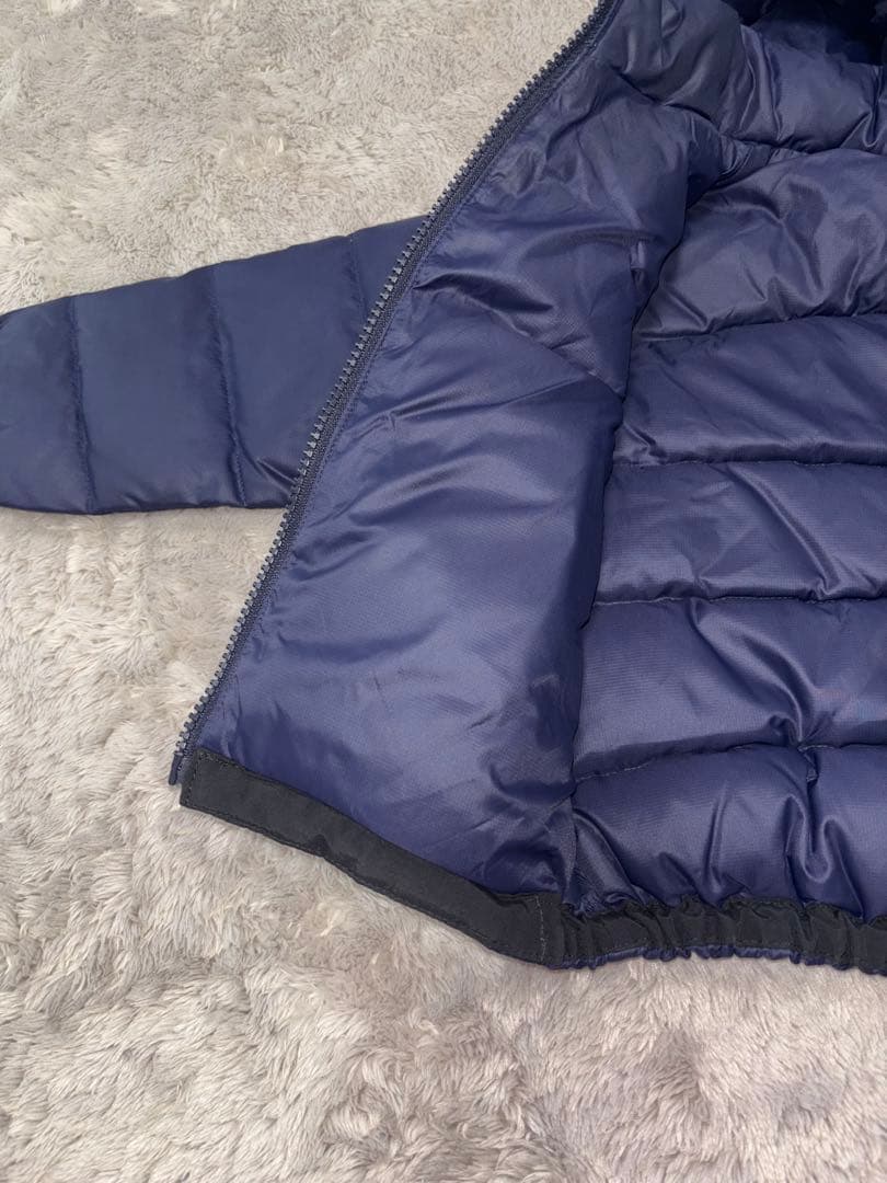 THE NORTH FACE フード付きダウンジャケット ネイビー