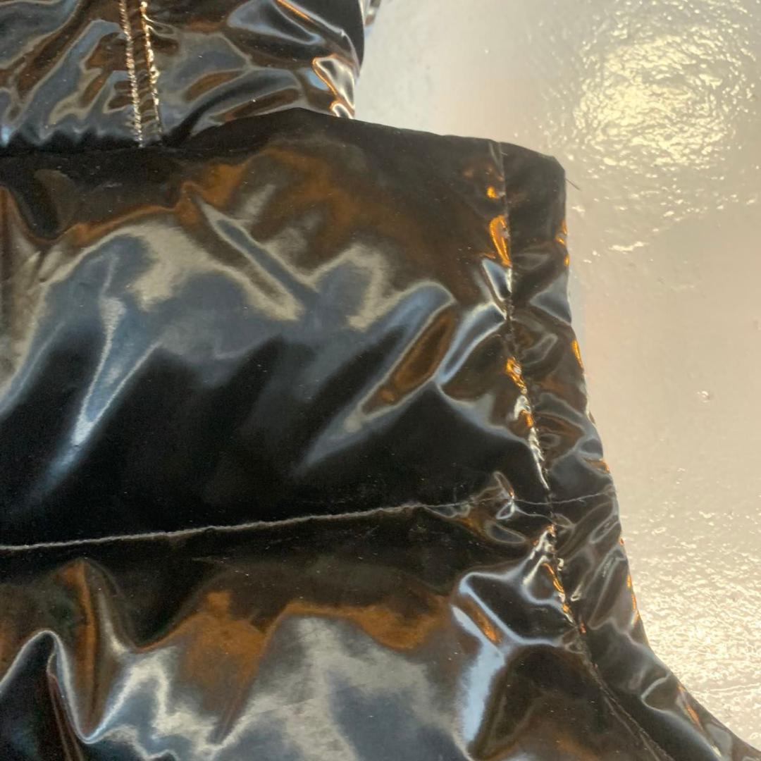 Sサイズ NIKE JORDAN 光沢　フライト　ダウンベスト　ブラック