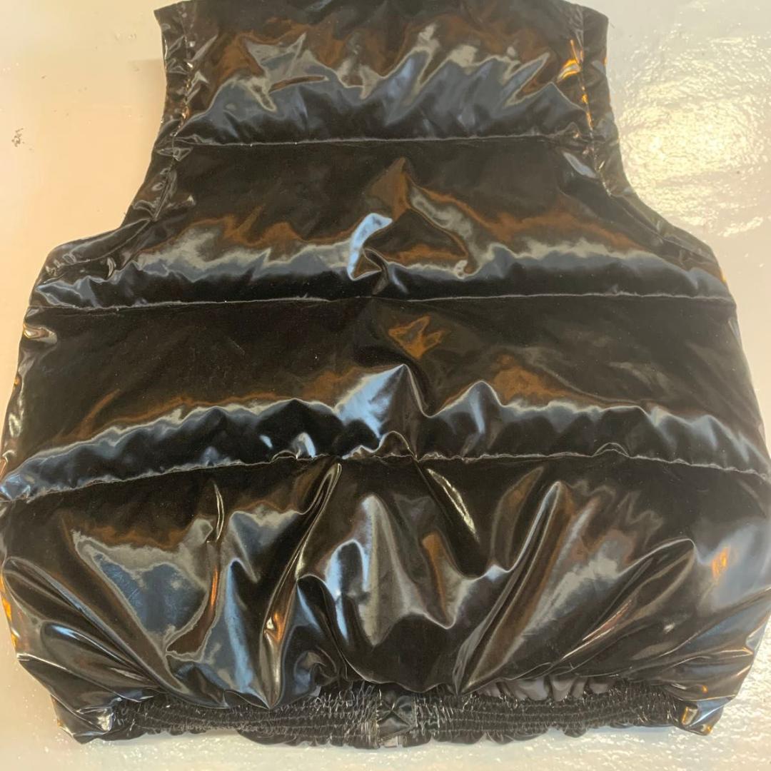 Sサイズ NIKE JORDAN 光沢　フライト　ダウンベスト　ブラック