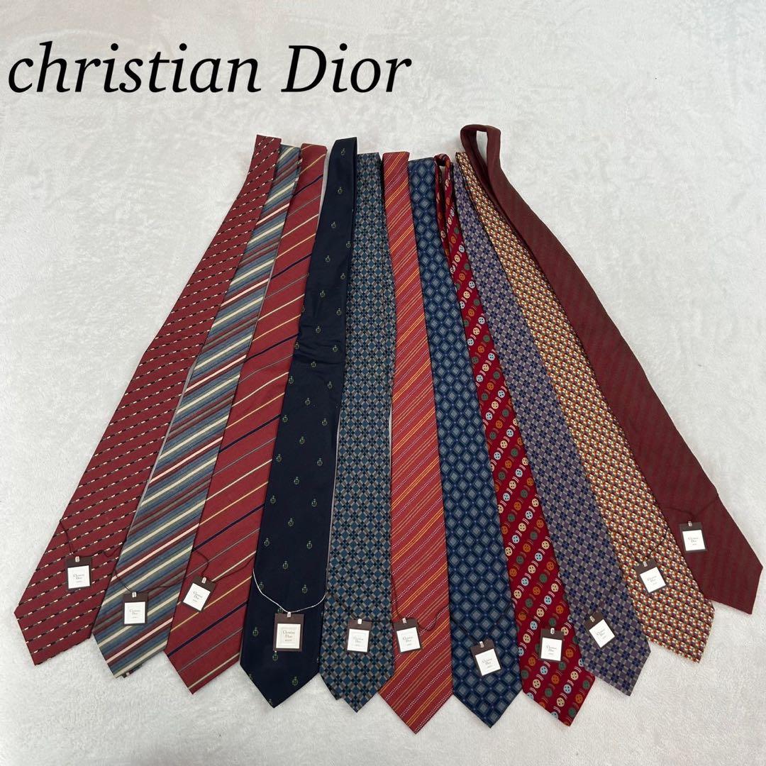 NM38 新品未使用 タグ付き クリスチャンディオール 11本 ネクタイ メンズ
