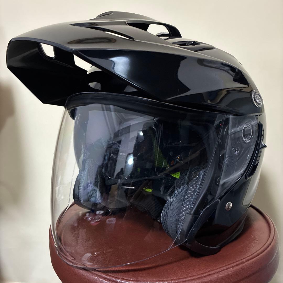 マルシン工業ヘルメット　TE-1 艶ありブラック　XLサイズ