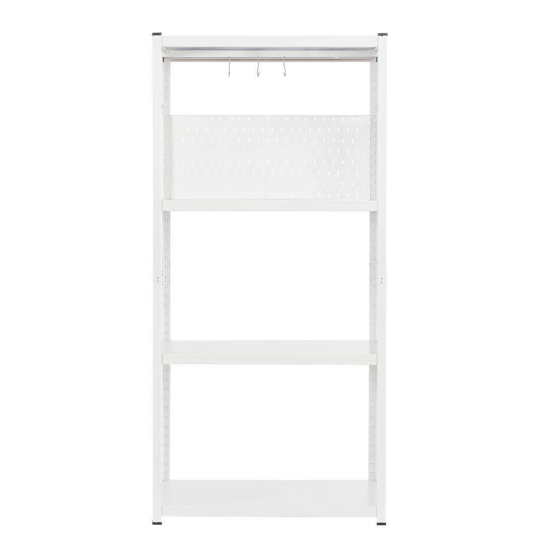 新作発表タイムセール中！スチール製可動ラック　分割可能　大容量　WHITE