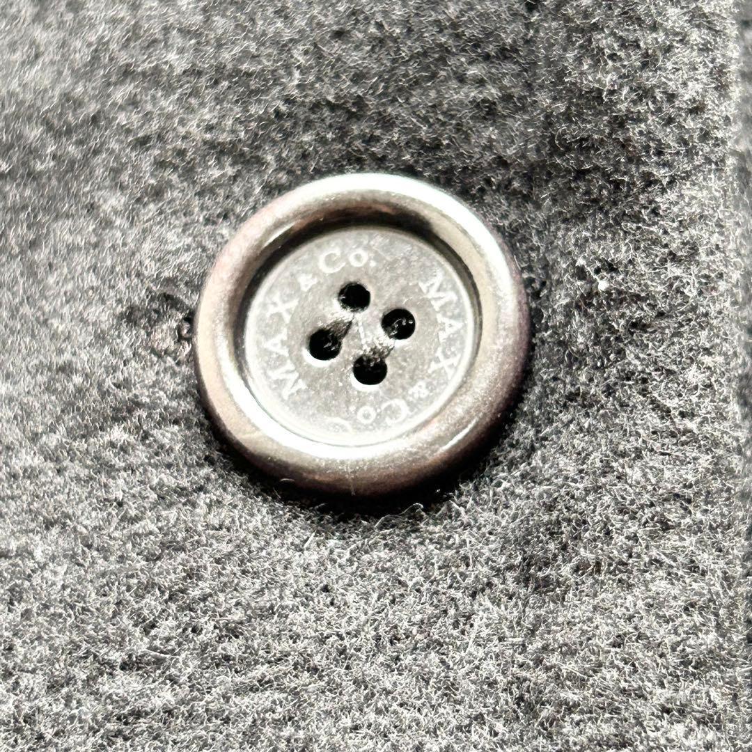 美品♡ マックスアンドコー アンゴラ混 マキシ丈 チェスターコート 黒 40