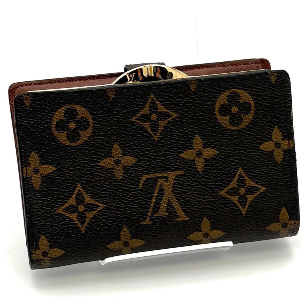 ルイヴィトン 折財布 モノグラム ポルトフォイユ ヴィエノワ ゴールド 2236