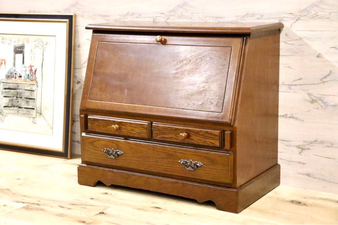 GMGS315○越後民芸 ライティングビューロー 座ビューロー ライティングデ