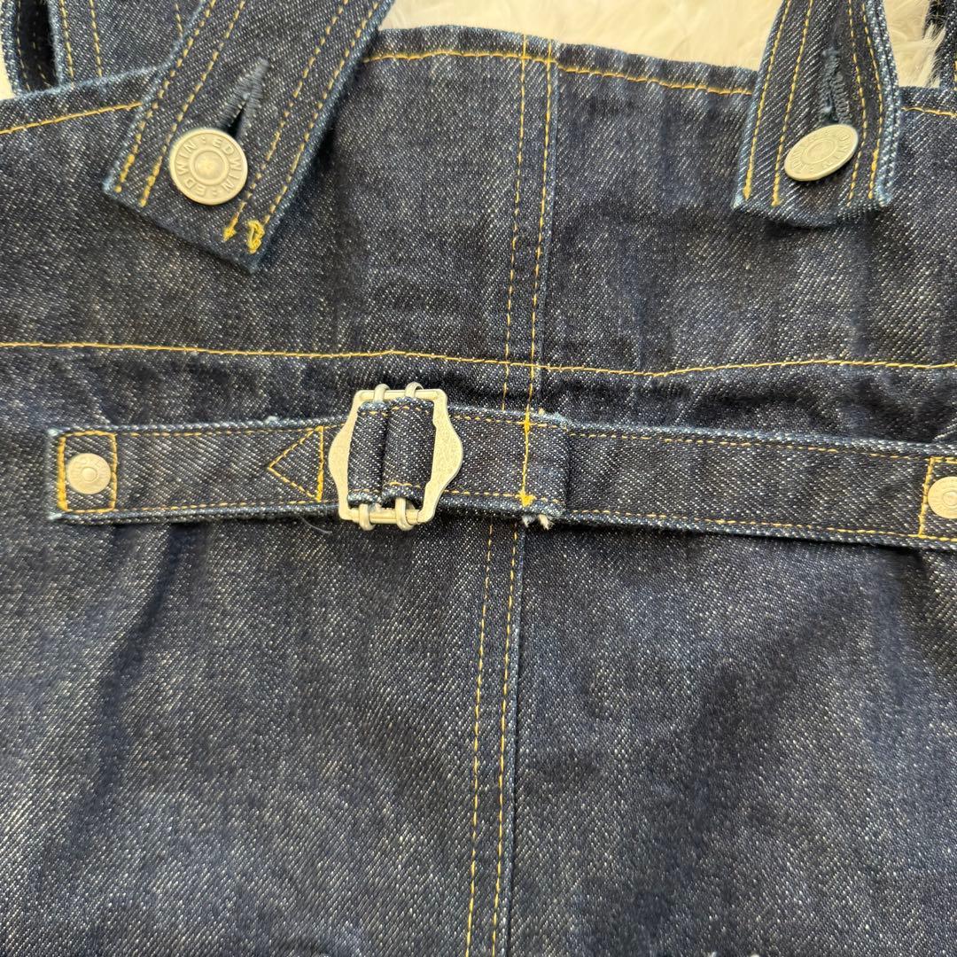 ETRE TOKYO EDWINコラボ　サロペットスカート　デニム　スリット