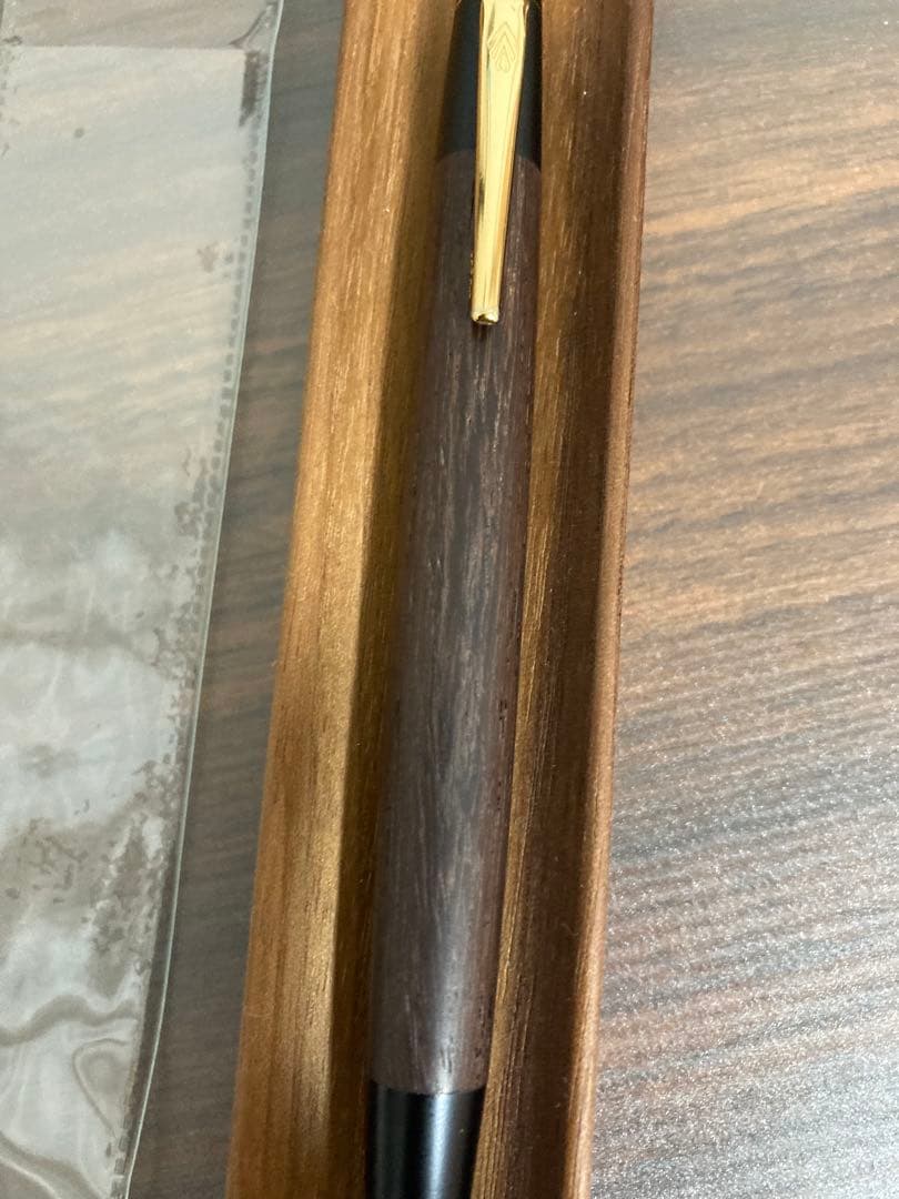 野原工芸　シャーペン　インドローズドウッド 固定式金具　おまけ付き