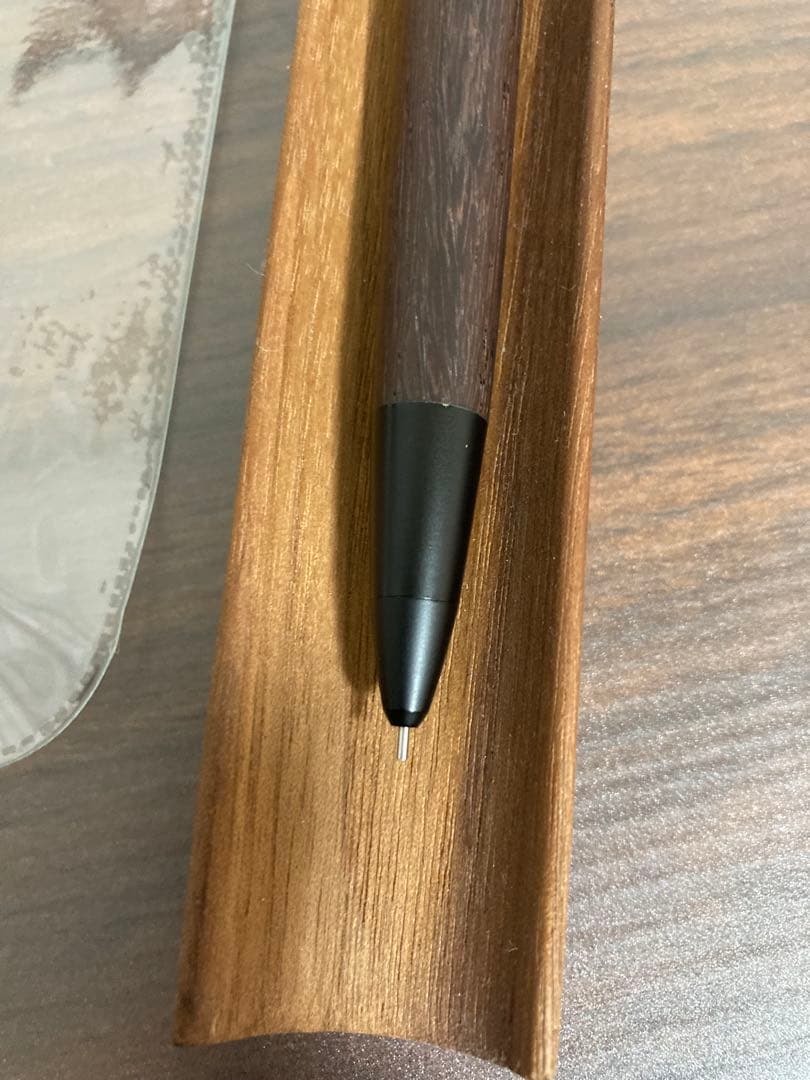 野原工芸　シャーペン　インドローズドウッド 固定式金具　おまけ付き