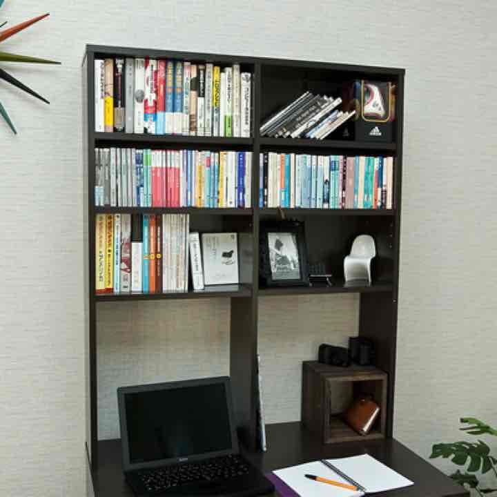 送料無料！！上下棚付きデスク