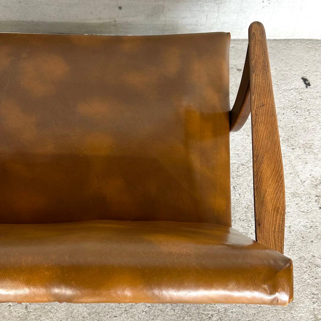 ✦60s〜70s✦ 昭和レトロ ミッドセンチュリー 2人掛けソファ ヴィンテージ