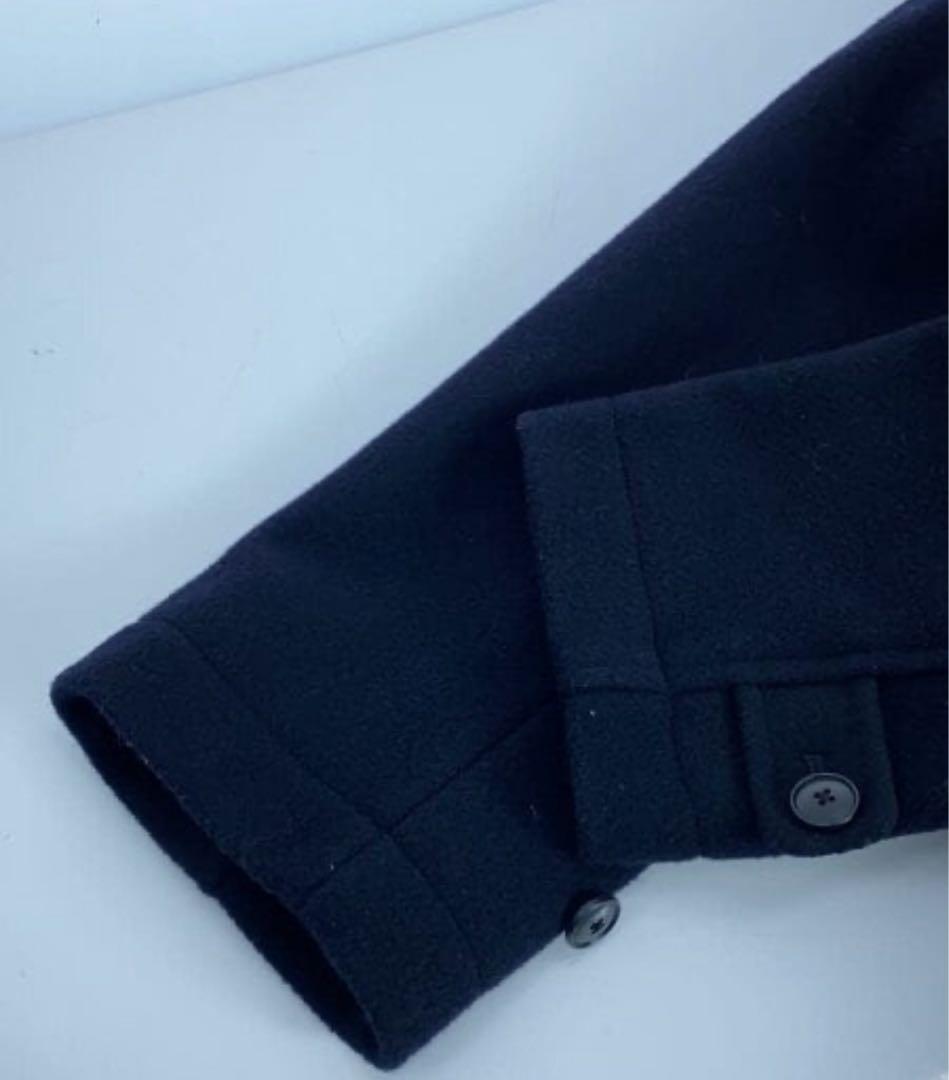 BEAMSBOY ビームスボーイ メルトン　ロング　ダッフルコート ネイビー