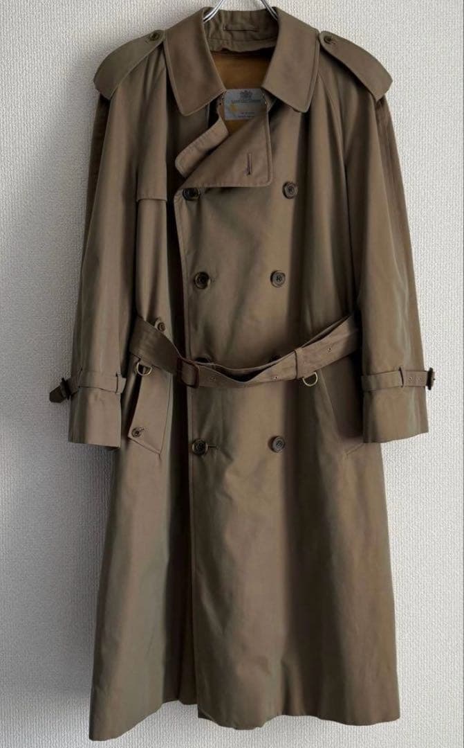 【美品】Aquascutumトレンチコート （ヴィンテージ）ライナー&ベルト付き