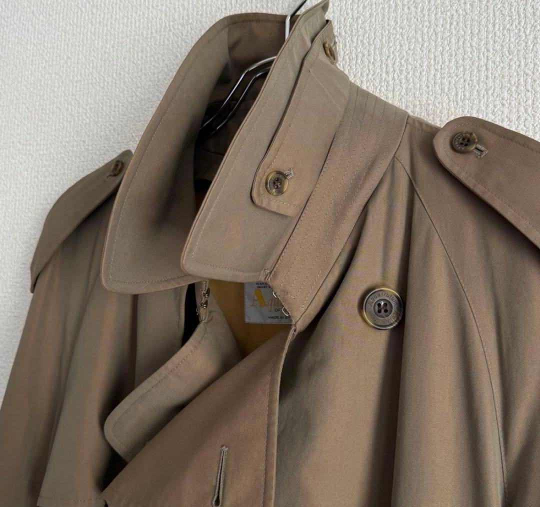 【美品】Aquascutumトレンチコート （ヴィンテージ）ライナー&ベルト付き