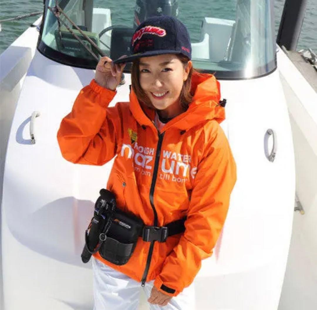 マズメ MZRS-623 オレンジレインジャケットとパンツセット　L メンズ