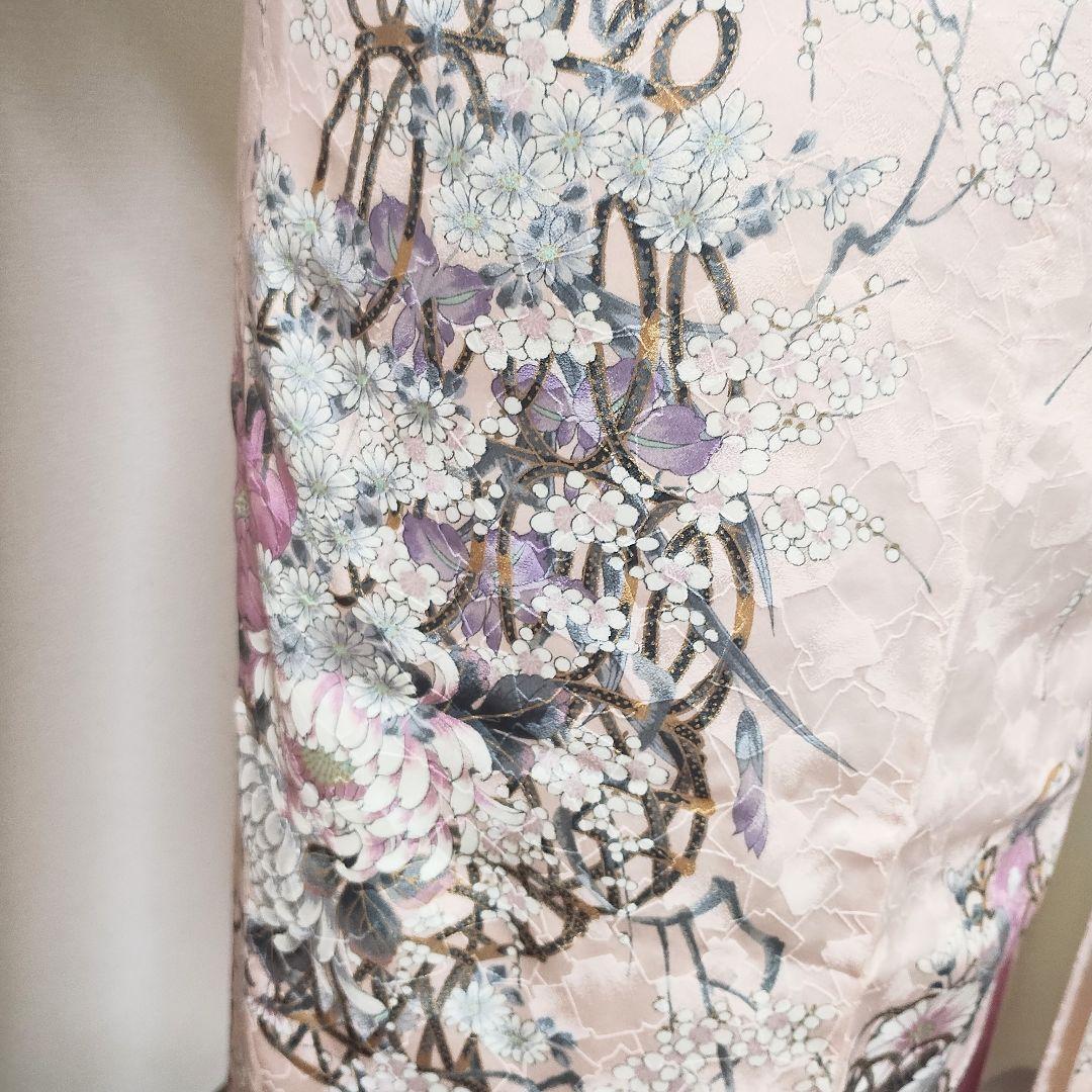 成人式正絹振袖フルセット　ベビーピンク　豪華　華やか　清楚　姫系　可愛い