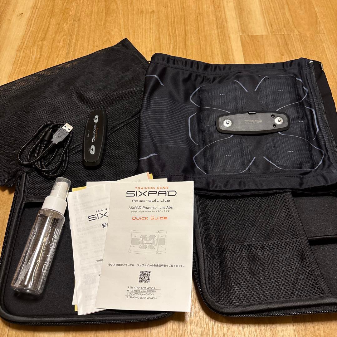SIXPAD パワースーツライトアブズ　収納ケース付きサイズS