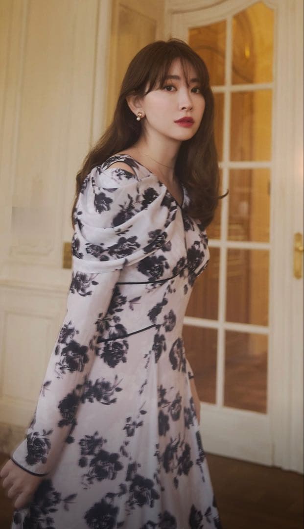 ワンピース herlipto Winter Rose Dress