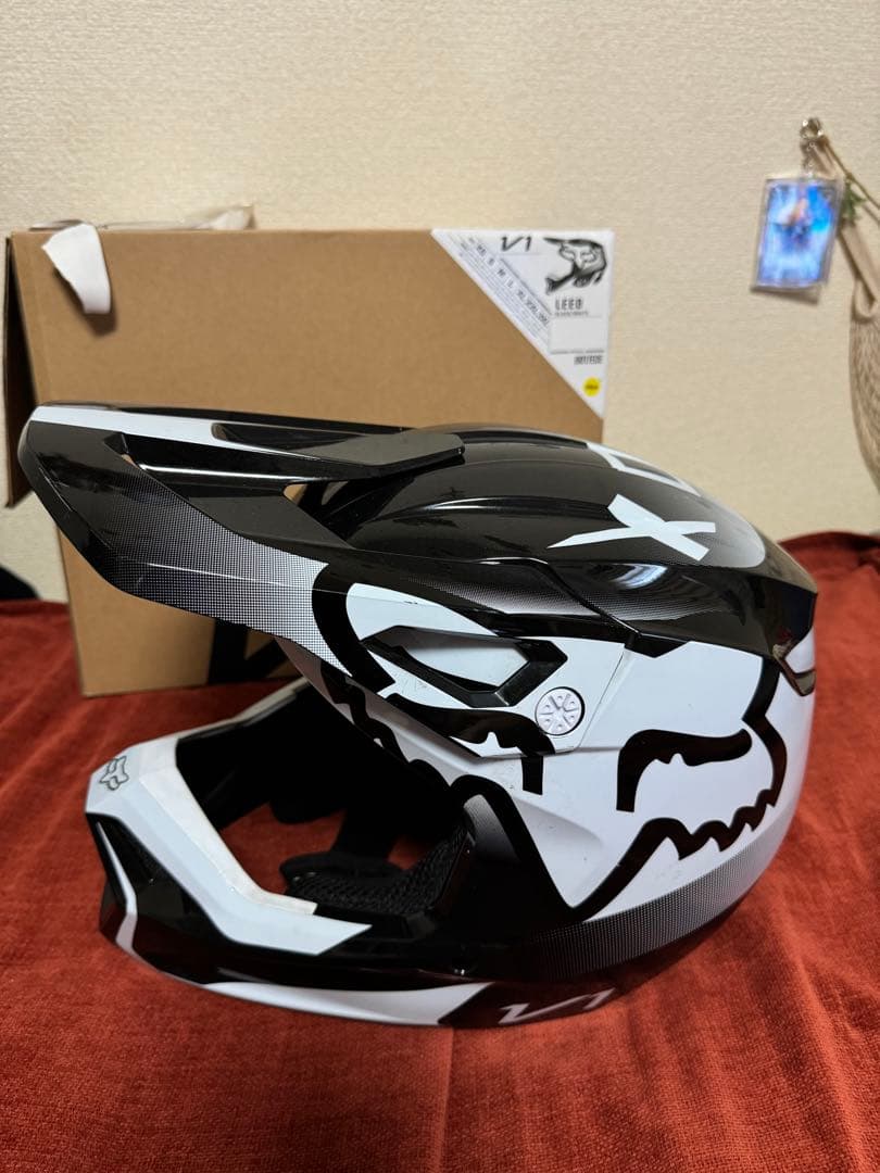 フォックス FOX ヘルメット V1 リード&ゴーグル