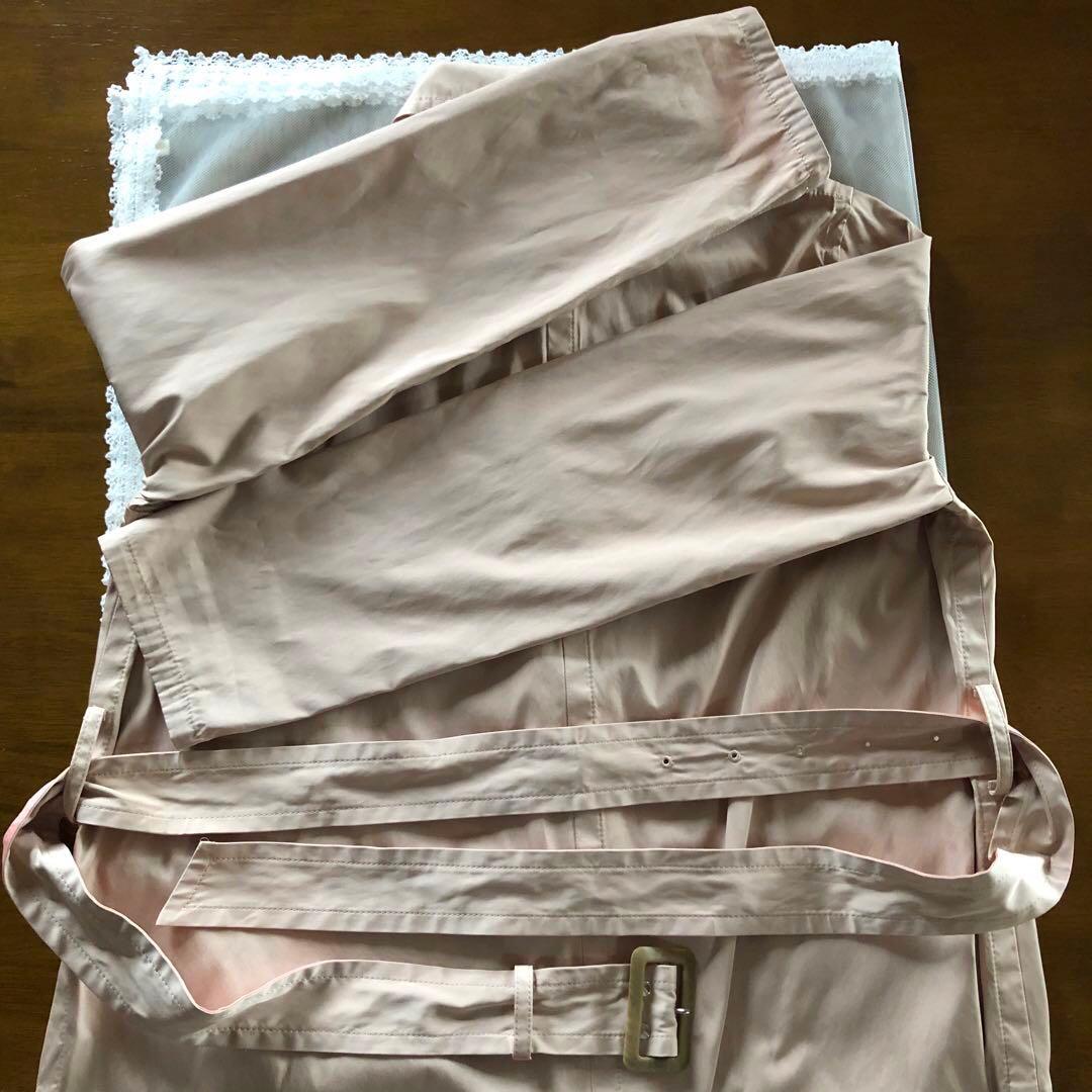 新品　ピノーレ　ステンカラー　リバーシブル　ハーフ　コート　バイカラー　L