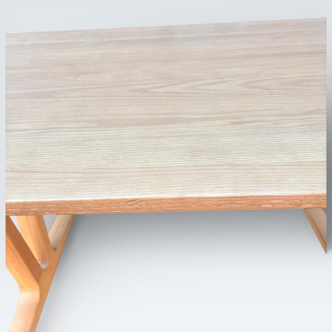 【最終価格】浜本工芸 ダイニングテーブル 120cm 国産家具 オーク 無垢材