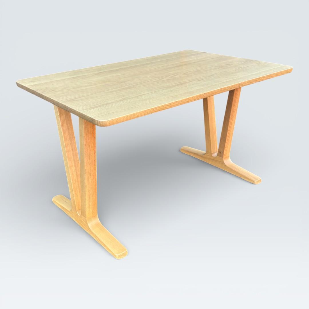 【最終価格】浜本工芸 ダイニングテーブル 120cm 国産家具 オーク 無垢材