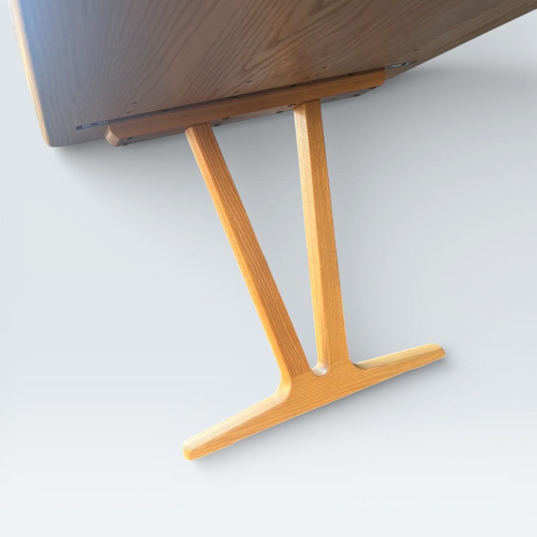 【最終価格】浜本工芸 ダイニングテーブル 120cm 国産家具 オーク 無垢材