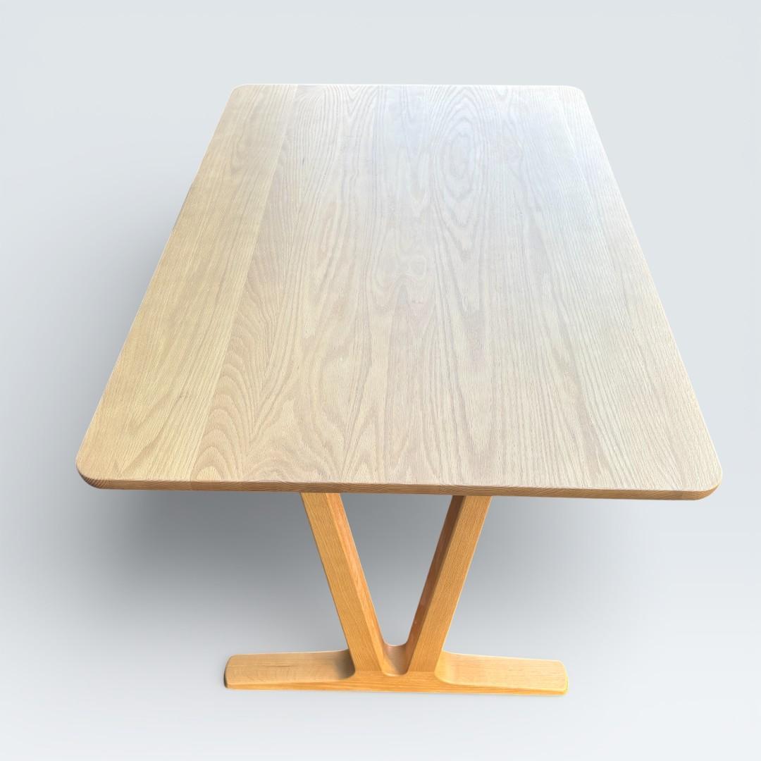 【最終価格】浜本工芸 ダイニングテーブル 120cm 国産家具 オーク 無垢材