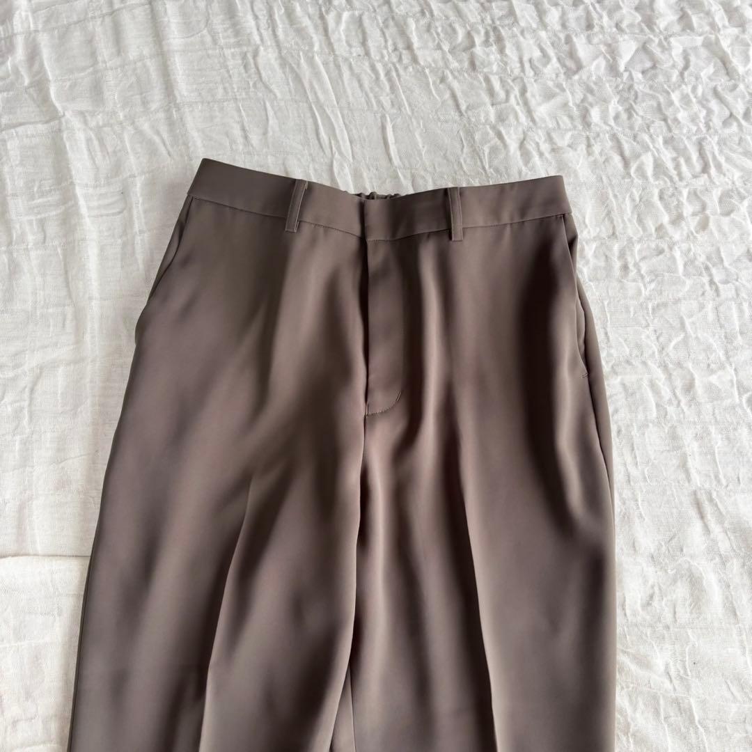 【1度着用のみ美品】 レミュー ウォッシャブル パンツスーツ ノーカラー