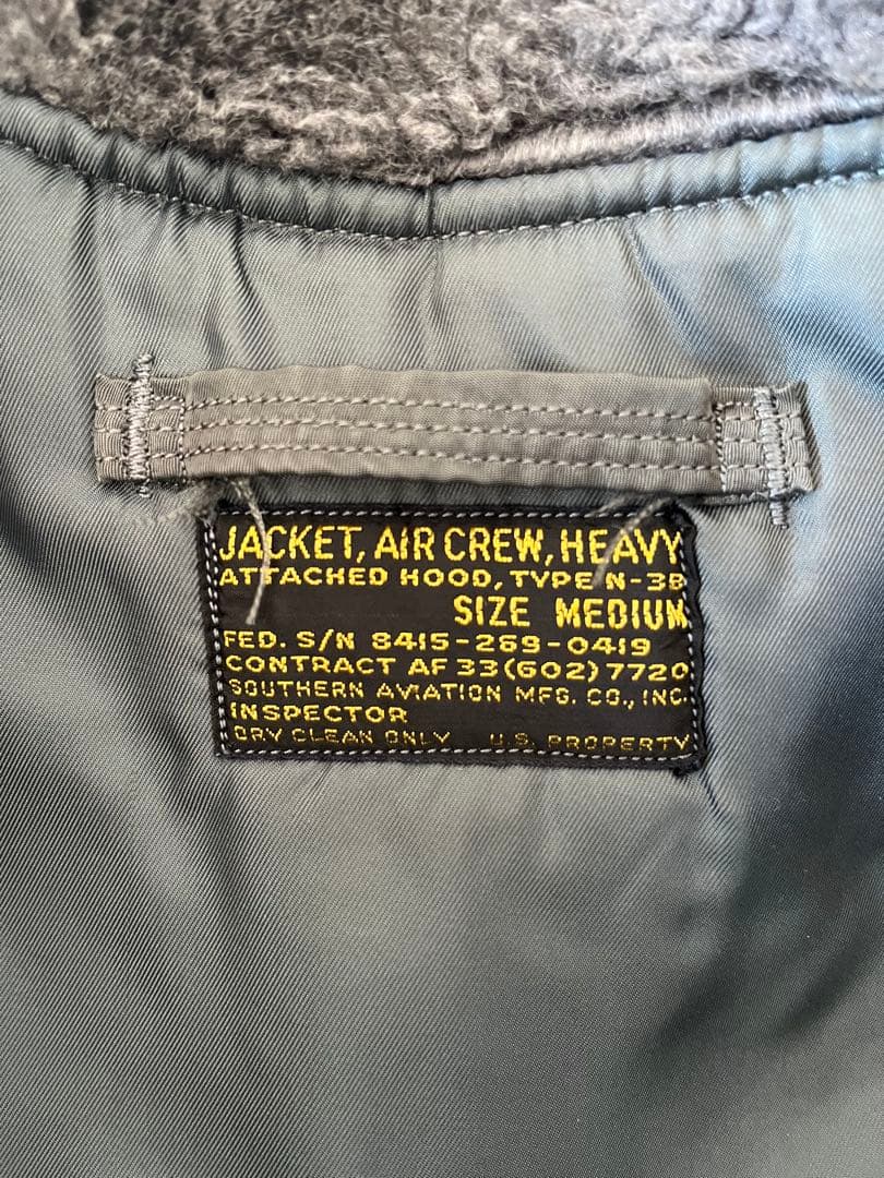 【MUSHROOM 購入】USAF N-3B 50's DEADSTOCK