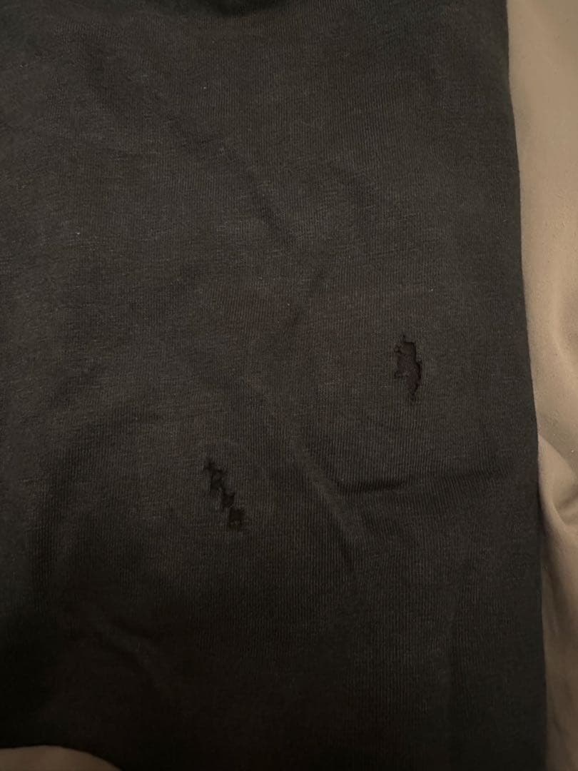 BALENCIAGA ブラック Tシャツ ダメージ加工