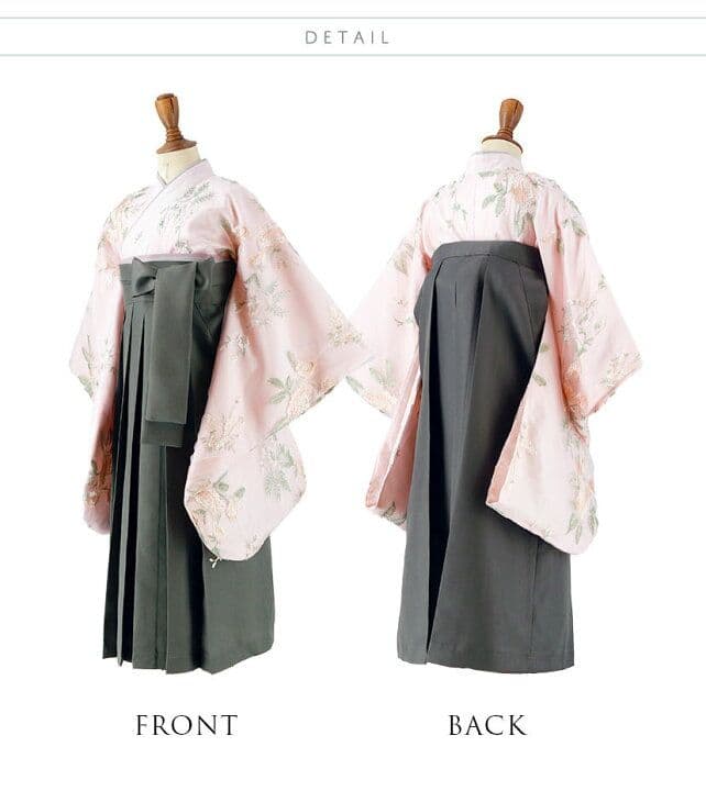 【美品】花柄刺繍チュールレース袴セット(サイズ150cm)別売の肌襦袢付けます。