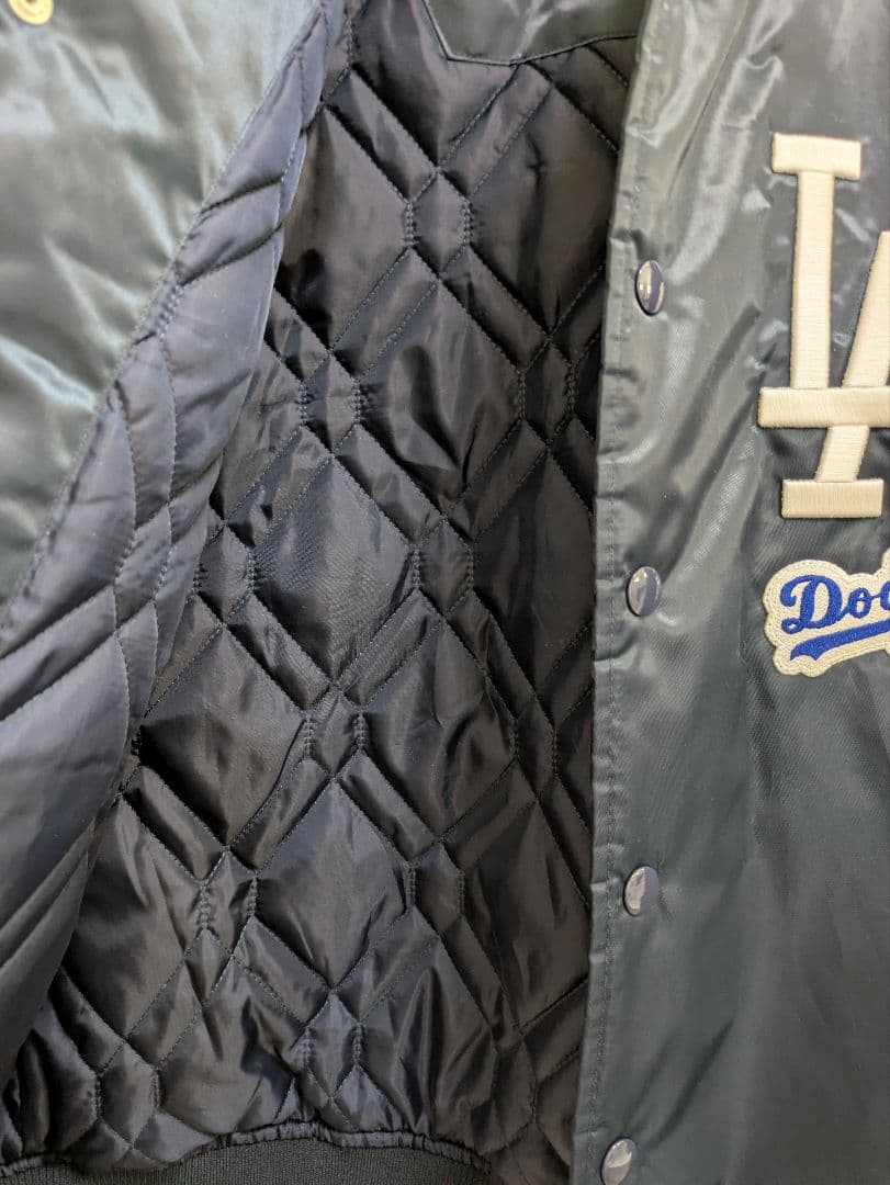 ロサンゼルスドジャースDodgers17　スタジャン　大谷翔平 L パーカー濃紺