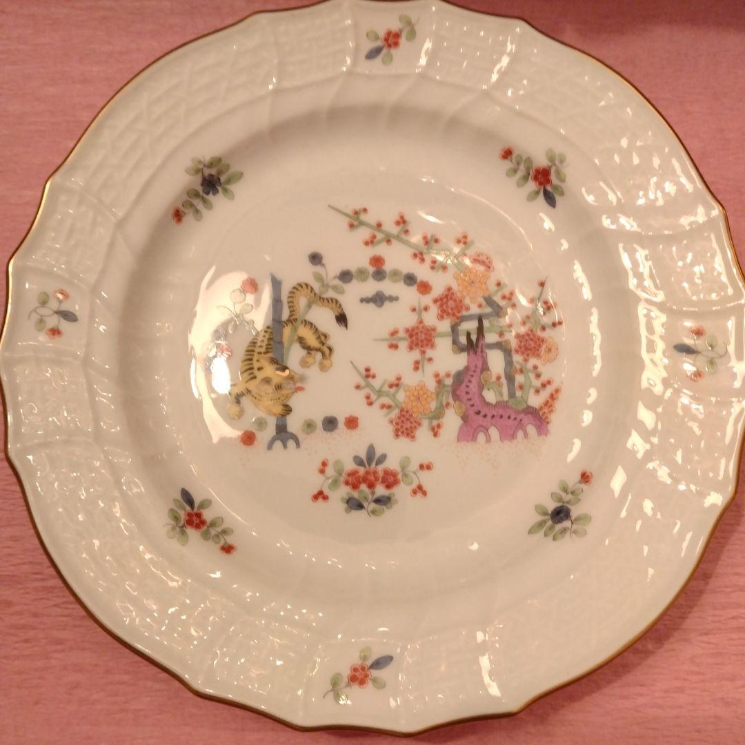 お値下げ　一級品　マイセン　柿右衛門　プレート　18.5cm 未使用