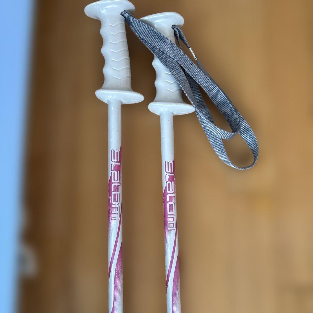 Pure Conscious スキー板とストックセット　120㎝