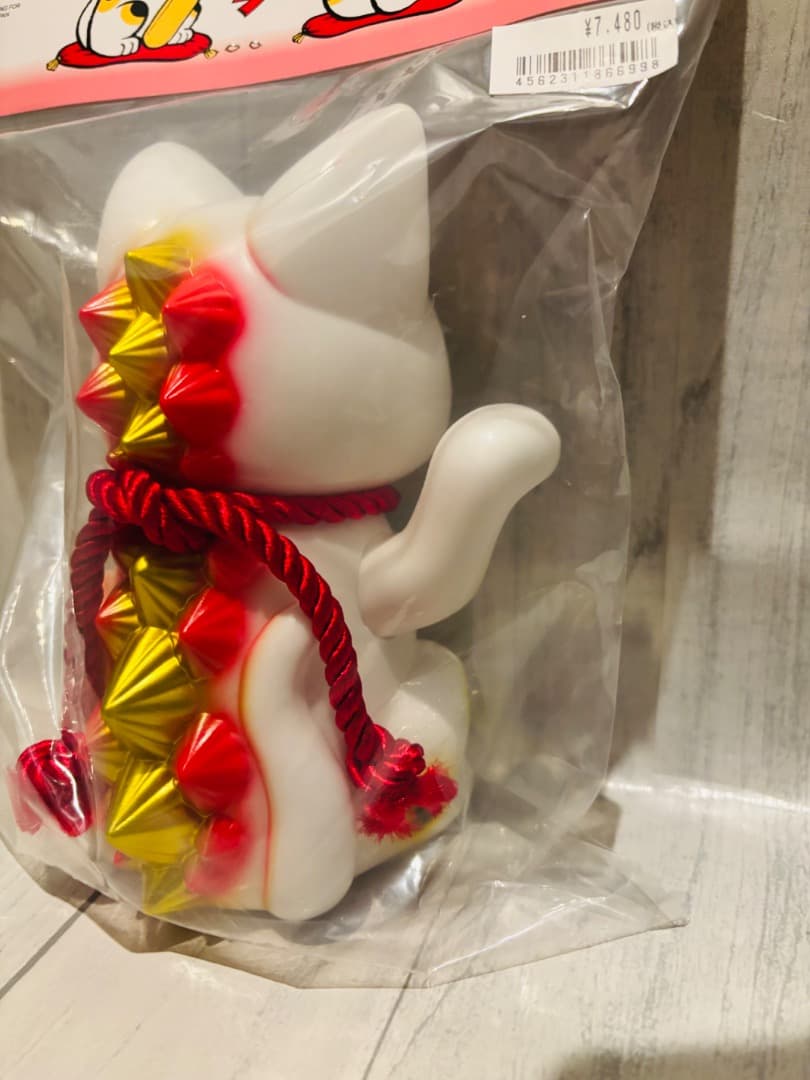 小夏屋 大招きネゴラ オリジナルカラー ソフビ こなつ 未開封品 ホワイト