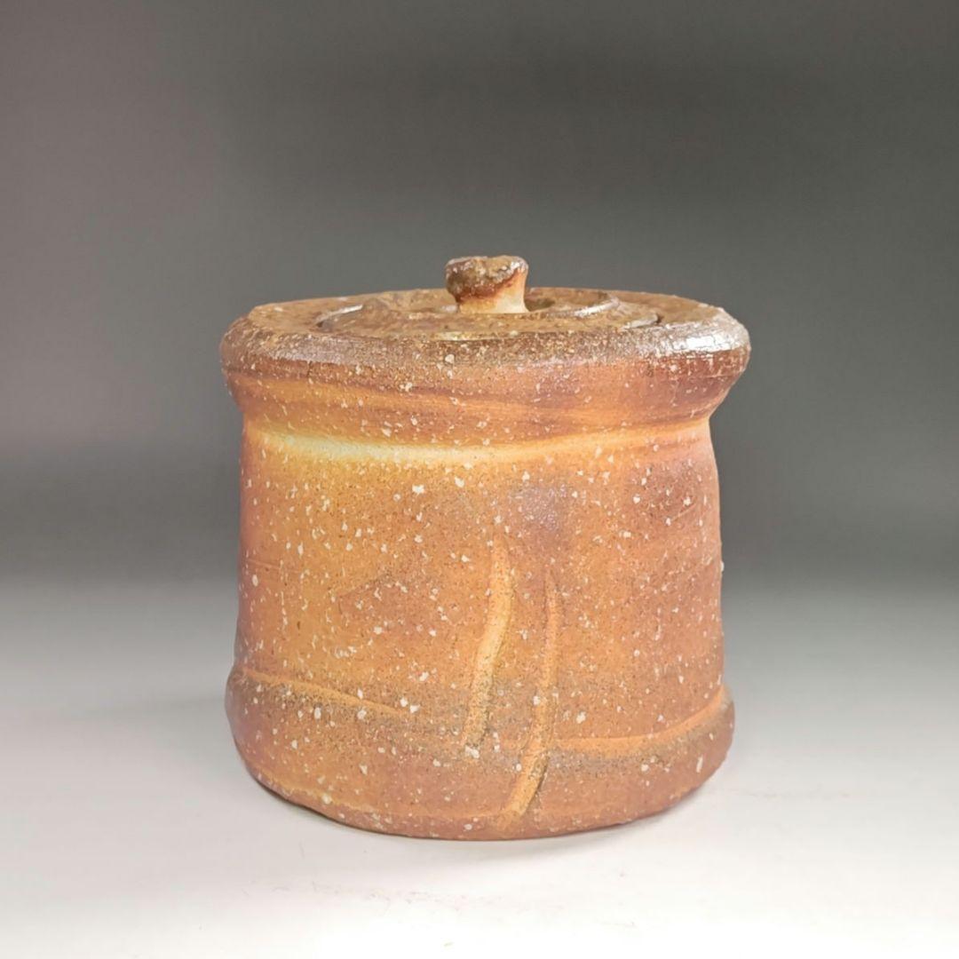 ウ231 水指『古来窯　上田光春』『信楽　水指　共箱』茶道具