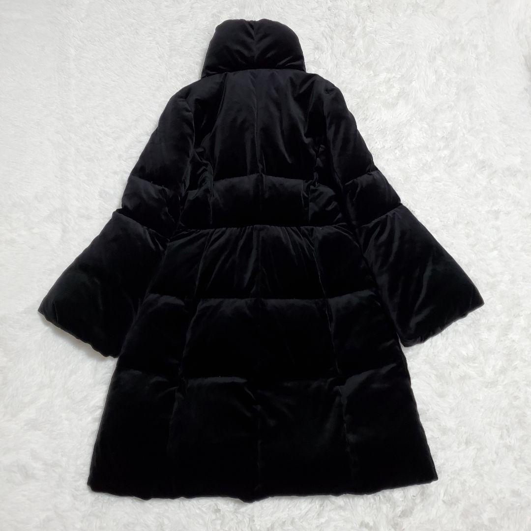 美品✨トゥービーシック　ダウンコート　ベロア　袖フレア　女優襟　Yuki様