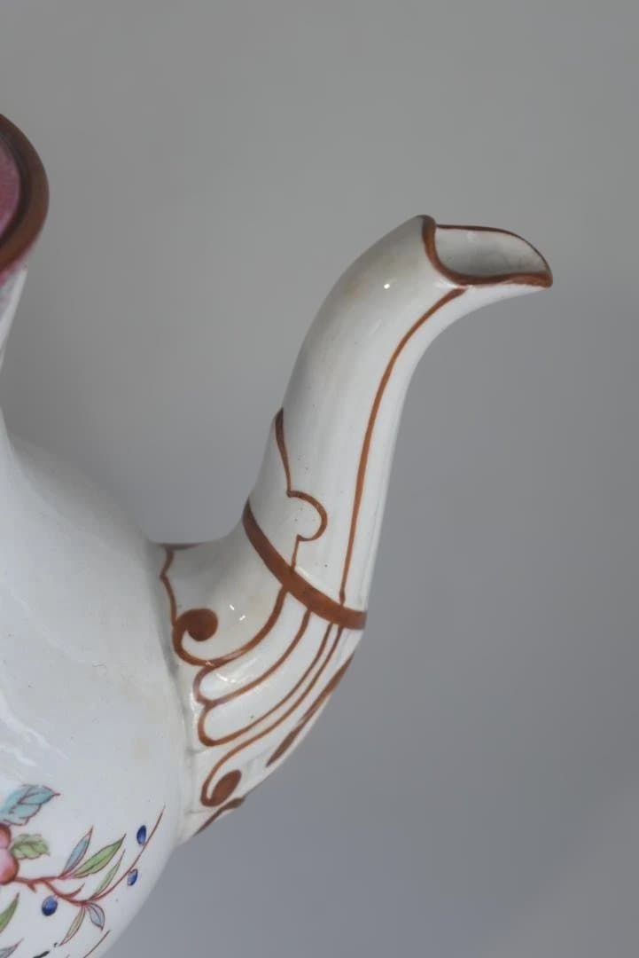 訳有サルグミンヌ　ミントン216　ピンクのティーポット　フランスアンティーク