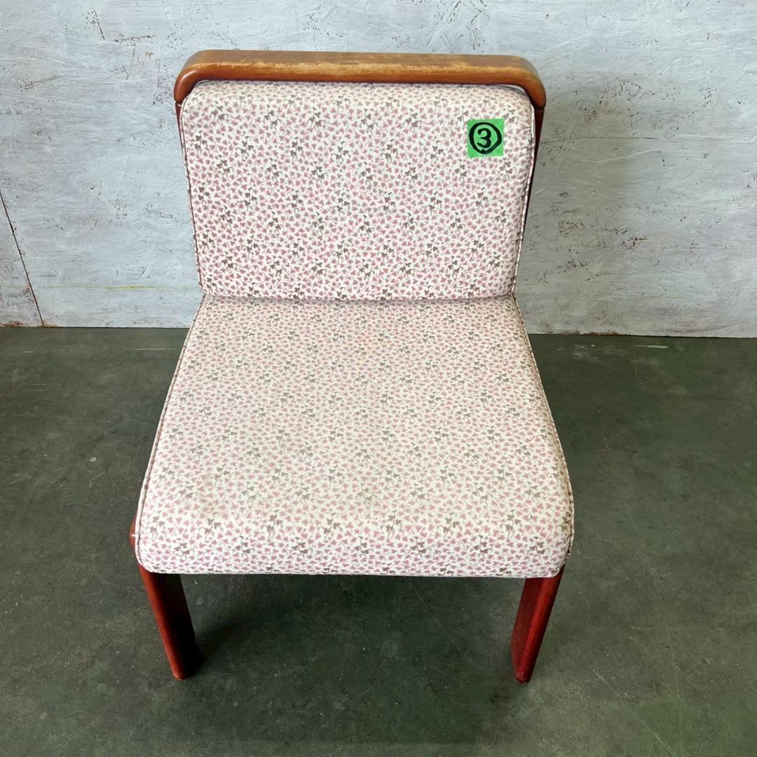 カリモク 1人掛けソファ ダイニングチェア ヴィンテージ家具 ③ Y1956