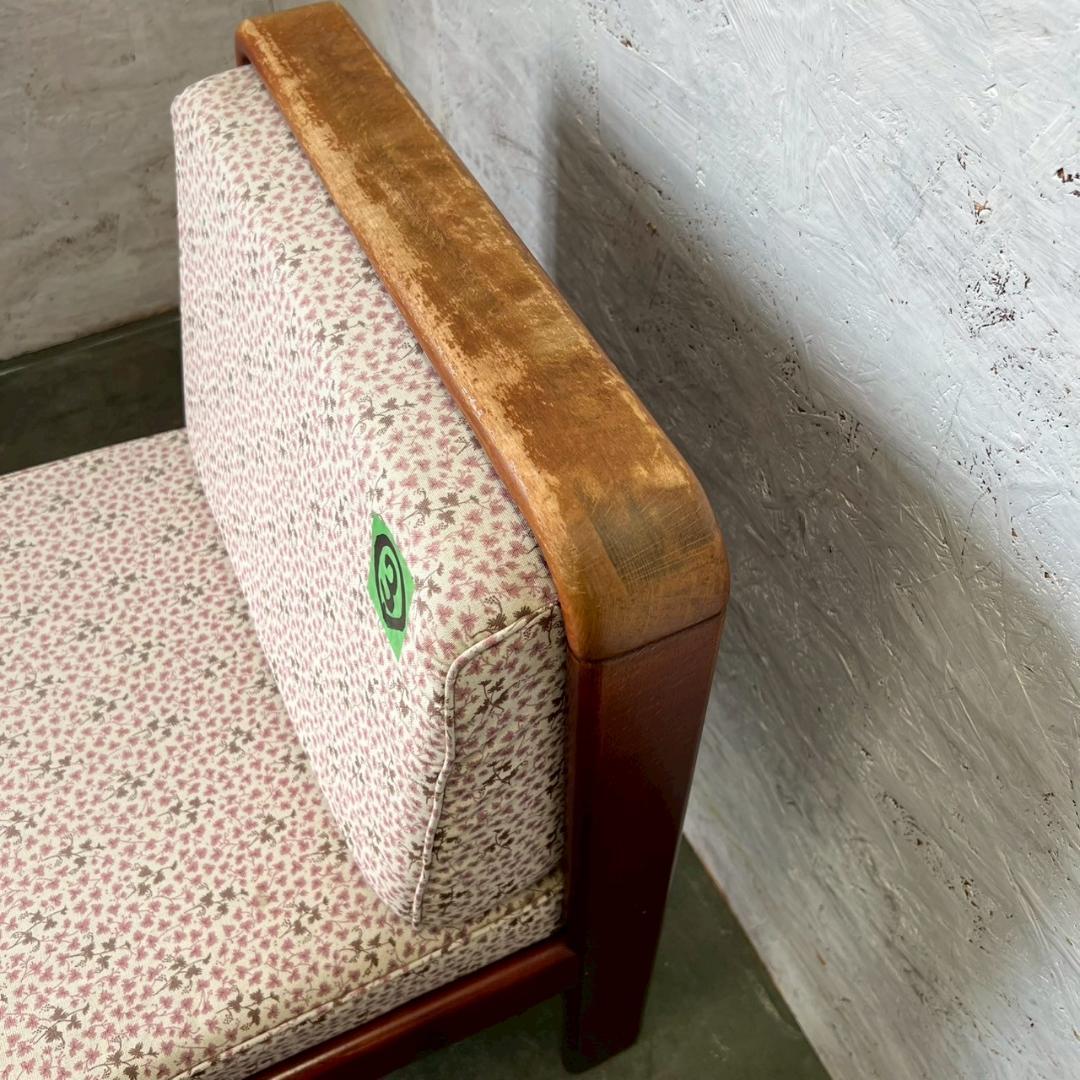 カリモク 1人掛けソファ ダイニングチェア ヴィンテージ家具 ③ Y1956