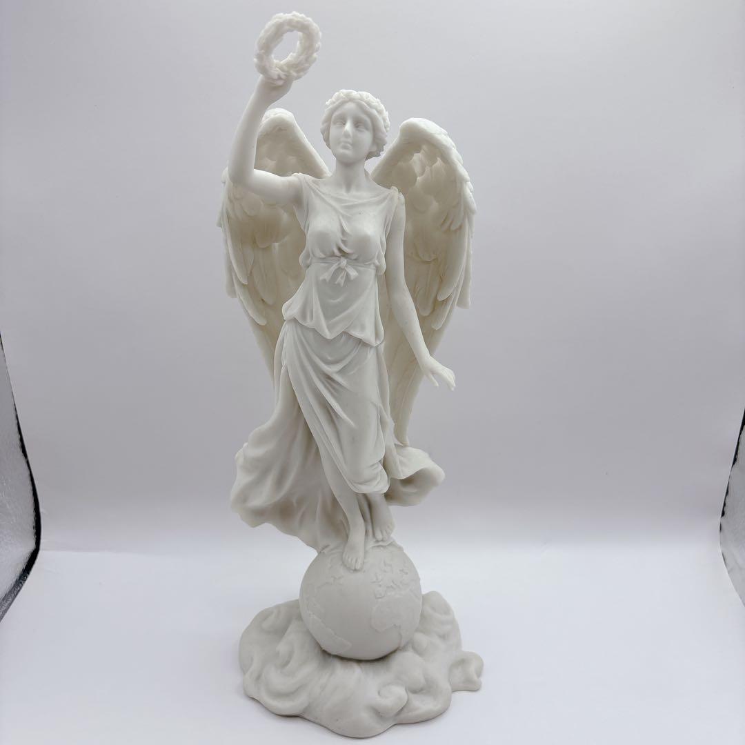 Design Toscano デザイントスカーノ 花輪を捧げ持つ平和の天使