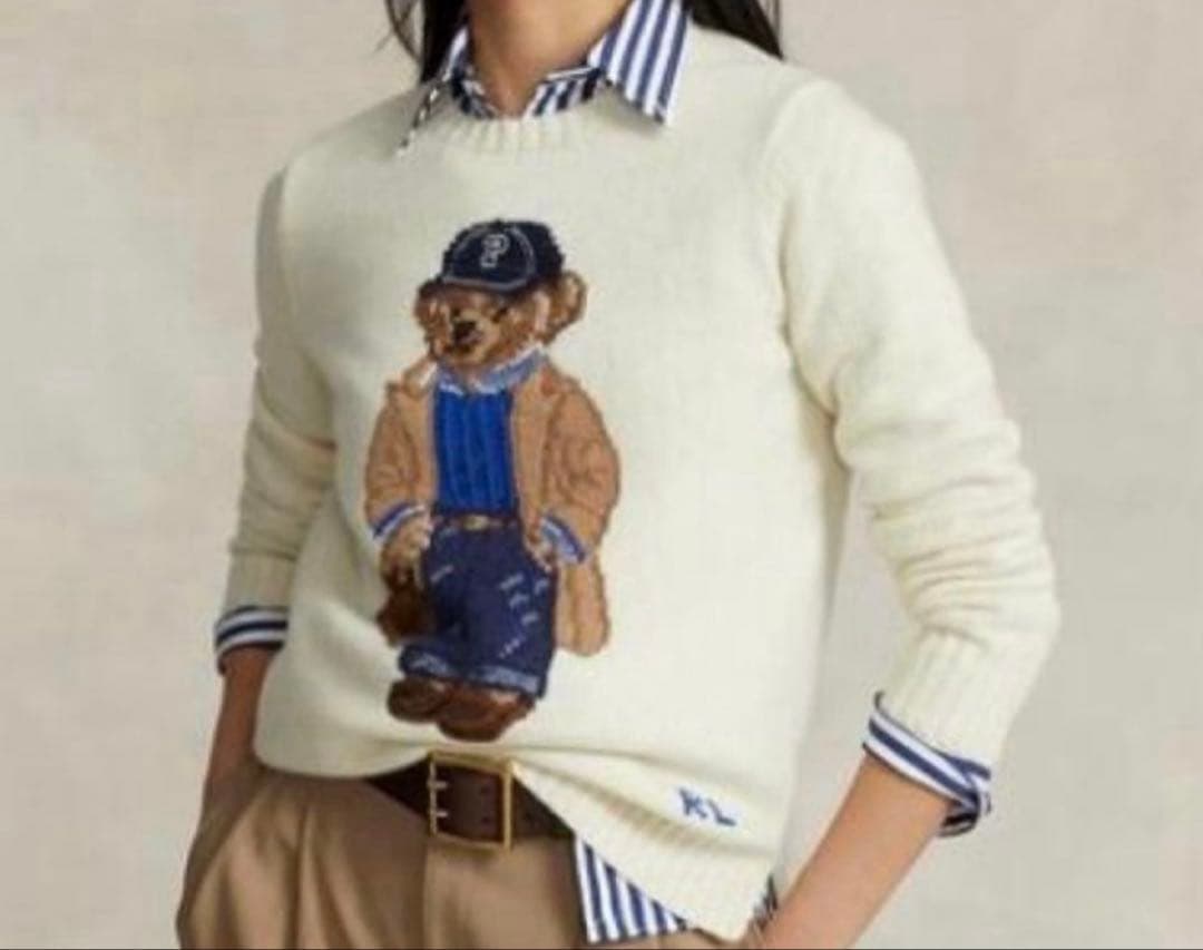 POLOラルフローレン ポロベア　ニット　XS 希少品