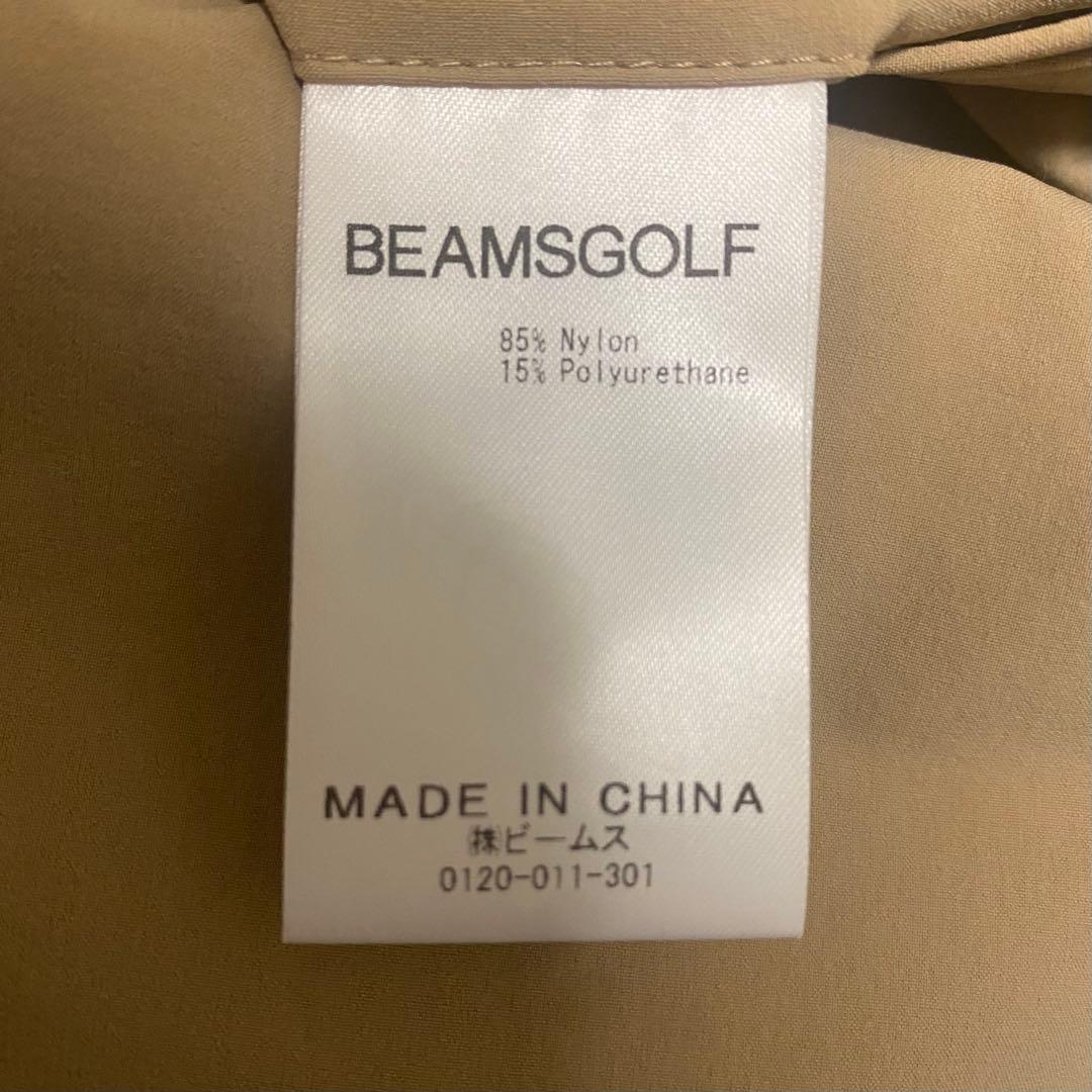 a771 ビームスゴルフ タグ付 定価19000円 ゴルフパンツ ベージュ XL
