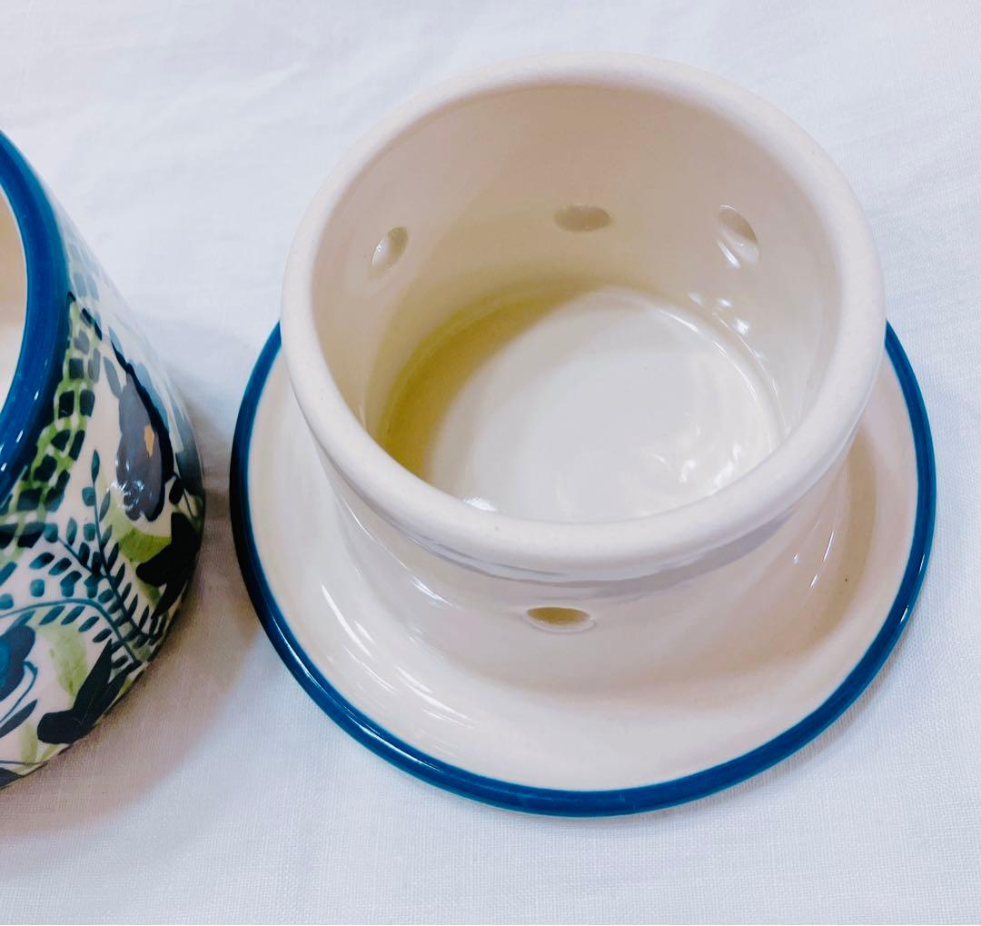 ⭐︎レア⭐︎バターキーパー　バターベル　マヌファクトゥラ社　ポーリッシュポタリー