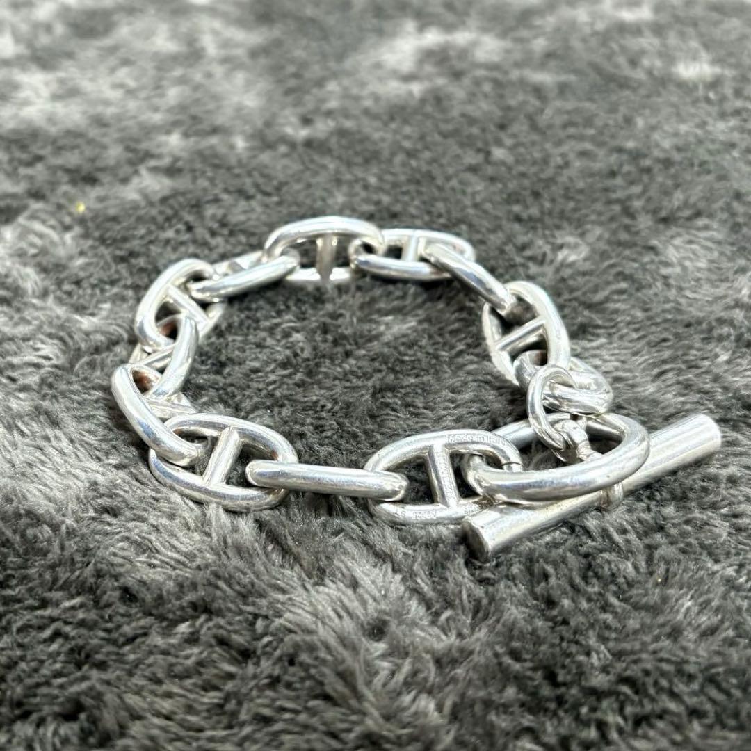 silver anchor chain bracelet ag 925 刻印