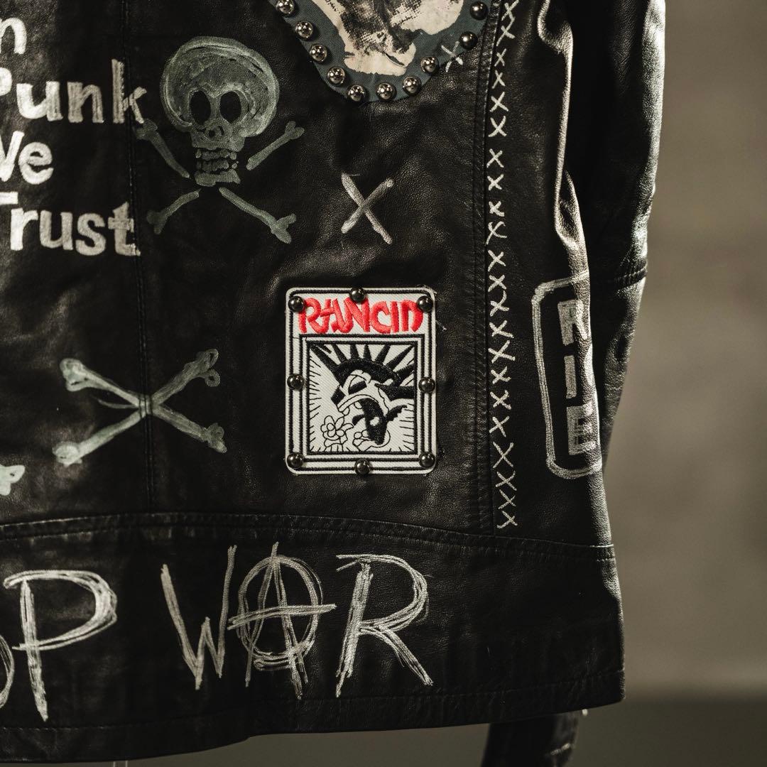 鋲ジャン　レア　カスタムライダース　レザーライダース