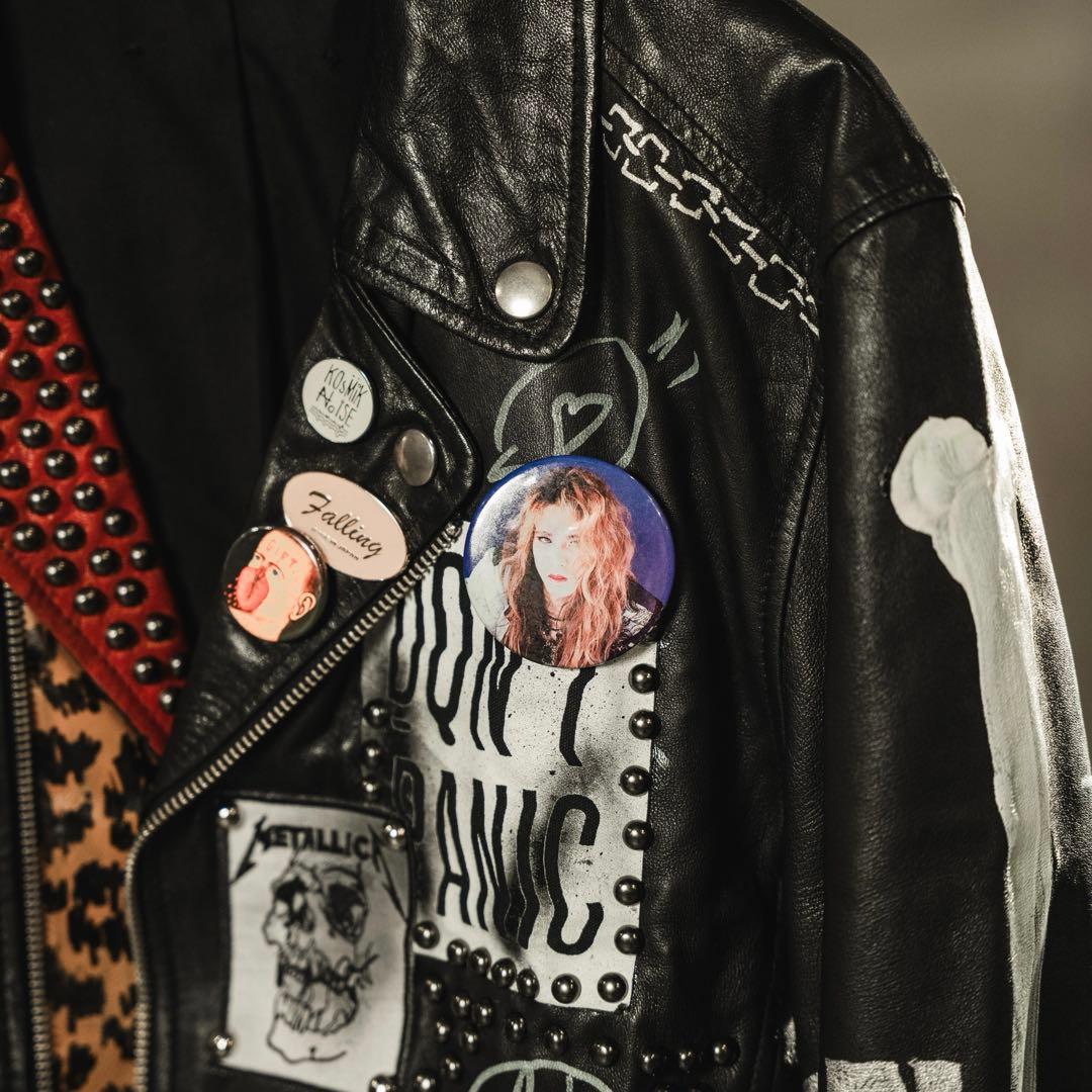 鋲ジャン　レア　カスタムライダース　レザーライダース