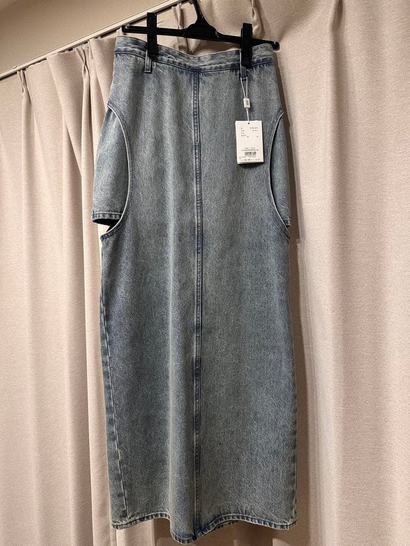 な*な様 CLANE CIRCLE CUT LAYERED DENIM SKIR